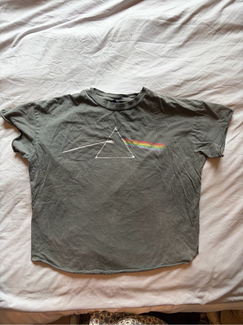 Pink Floyd Dark Side Of The Moon Album Stone Wash T-shirt